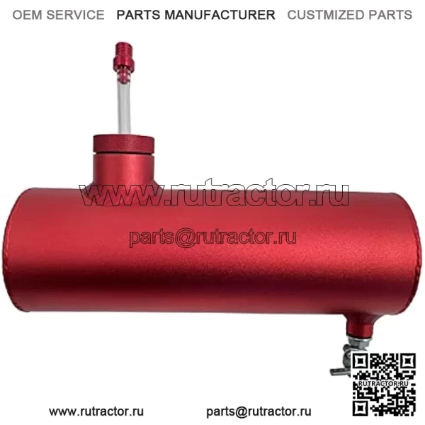 Красный алюминиевый баллон для бензина 10" для Coleman Powersports CT200U BT200X CT200u-ex, для картинга Predator 212cc 196cc/6.5HP и мини-байка Gas