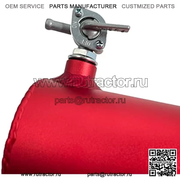 Красный алюминиевый баллон для бензина 10" для Coleman Powersports CT200U BT200X CT200u-ex, для картинга Predator 212cc 196cc/6.5HP и мини-байка Gas - Image 2