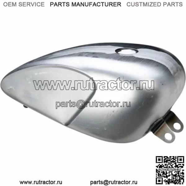 Топливный бак Raw 3.8 Legacy Triumph Norton Style Peanut для Harley Sportster 1986-03 XL (для: Harley-Davidson)