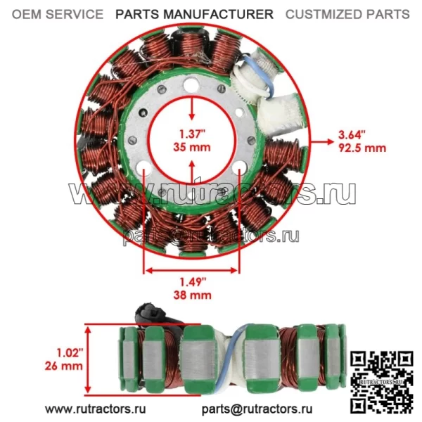 Прокладка статора и левого картера для Honda TRX450ER 2006 2007 2008 2009 12 13 14 (для: Honda) - Image 2
