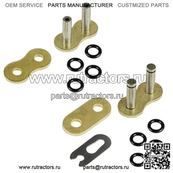 Цепь привода с уплотнительным кольцом для Honda TRX450R 2004 2005 2006 2007 2008 Golden - Image 5