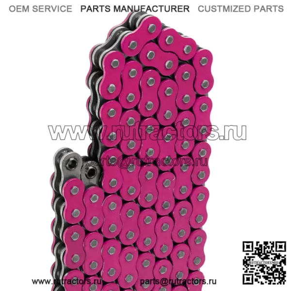 Розовая приводная цепь с уплотнительным кольцом для Yamaha Raptor 700 YFM700R Se 2006-2013 (для: Yamaha Raptor 700) - Image 4