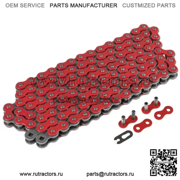 Комплект красной приводной цепи и звездочек для Yamaha Blaster 200 YFS200 1988-2006 (для: Yamaha YFS200) - Image 4