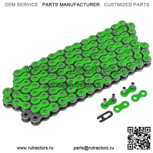 Комплект зеленой приводной цепи и звездочек для Yamaha Blaster 200 YFS200 1988-2006 (для: Yamaha YFS200) - Image 4