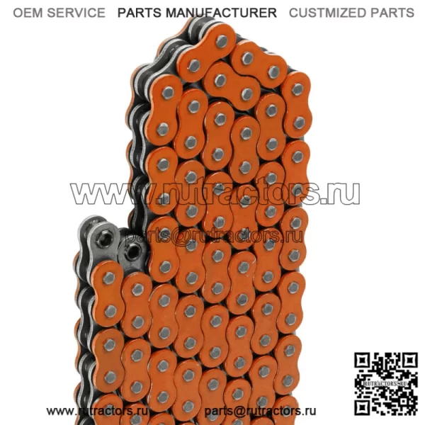 Цепь привода с оранжевым уплотнительным кольцом для Yamaha Blaster 200 YFS200 1988-1996 (для: Yamaha YFS200) - Image 3