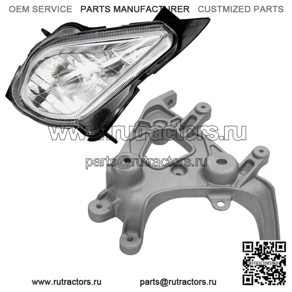 Переднее крыло, правая фара и кронштейн для Yamaha Raptor 700 YFM700 2006-2012