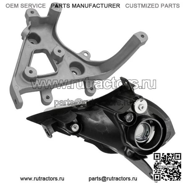 Переднее крыло, правая фара и кронштейн для Yamaha Raptor 700 YFM700 2006-2012 - Image 4