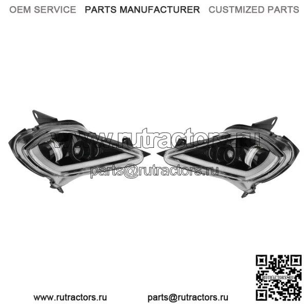 Комплект светодиодных фар. 2006-2025 YAMAHA RAPTOR YFZ 450 700R YFM 250 350 700 VERSION2