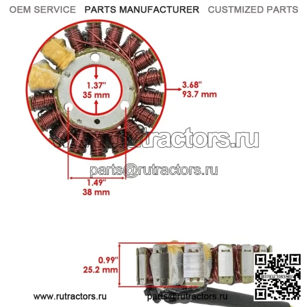 Статор и прокладка для Honda TRX450 TRX450R 2004 2005 Магнето - Image 2