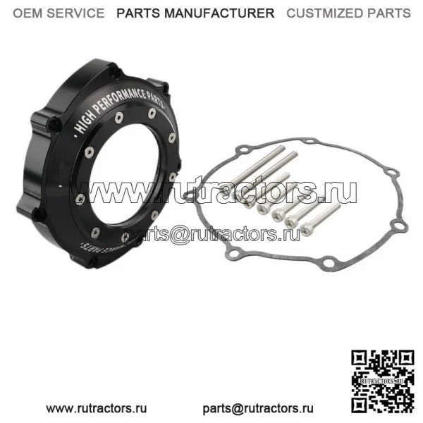 Крышка сцепления с окном наблюдения для Yamaha YFZ450R 2009-2023 #5TG-15415-10-00