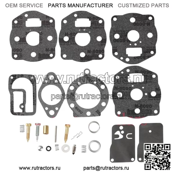 Комплект карбюратора для Briggs & Stratton 694056 491539 422447 40A777 42A707 655CC