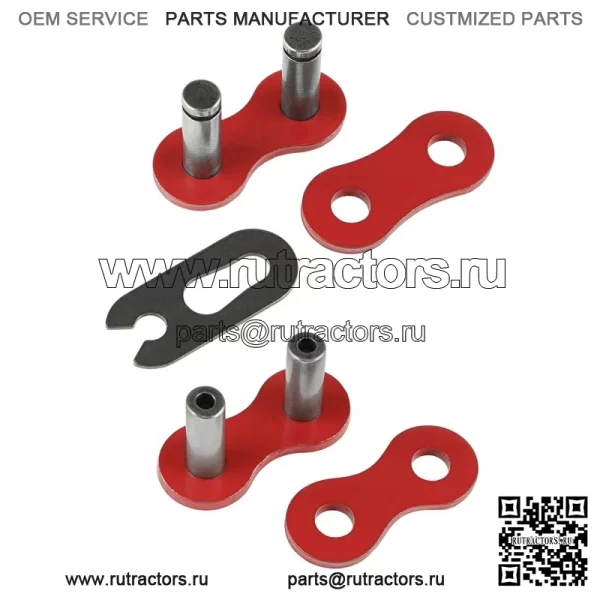 Красная приводная цепь для электростартера Honda TRX450ER 2006-2014 - Image 4