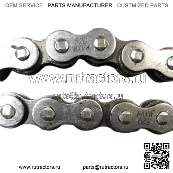 YAMAHA YFZ450R OEM STOCK DRIVE CHAIN DID MXV4 520 98 LINKS YFZ 450R O-ring - Image 2